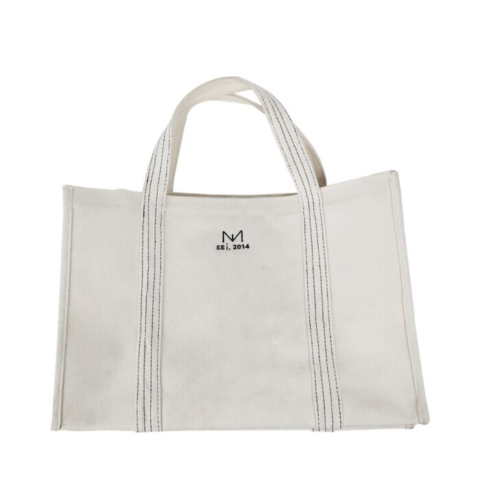Heavy-Duty Canvas Zipper Tote for Files & Office Use - 图片 1