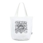 Cartoon Illustration Cotton Canvas Tote Bag (Half Bleached) - 图片 3