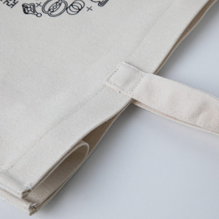 Eco-Friendly Canvas Shopping Tote with Typography Print - 图片 4