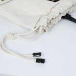 Floral Embroidered Cotton & PU Leather Tote Bag - 图片 4